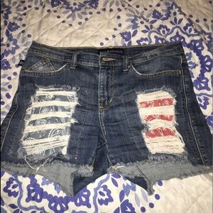 Rock and Republic Cutoff Jean Shorts